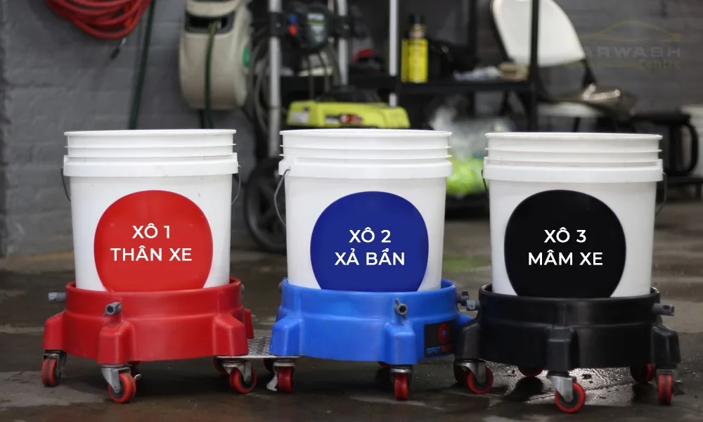 Phương pháp rửa xe ô tô 3 xô tại nhà - Car Wash Centre - TPHCM