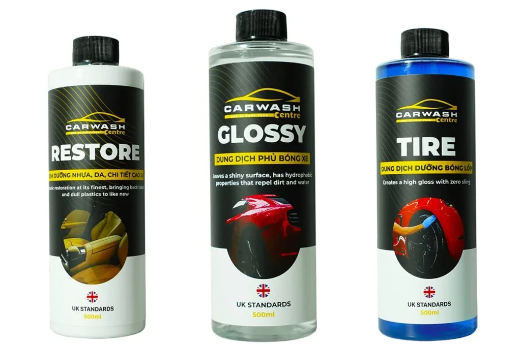 3 Dung dịch phủ dưỡng ô tô của Car Wash Centre.