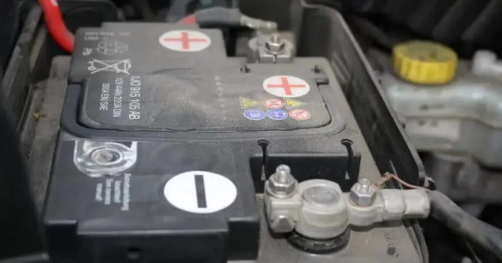 Kiểm tra tình trạng ắc quy bên trong khoang máy. - Car Wash Centre
