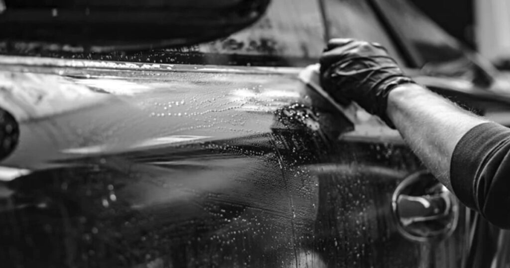 Rửa xe không xả không tạo bọt như xà phòng rửa xe thông thường