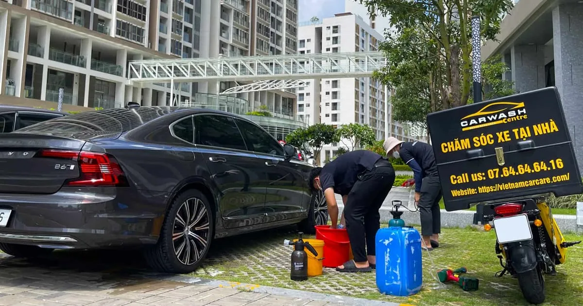 dịch vụ rửa xe